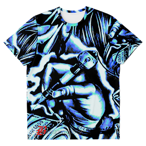 Open image in slideshow, THE ARTIST&#39;S BLUE TEE

