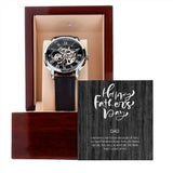 MENS OPENWORK WATCH