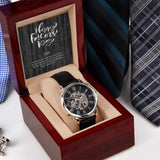 MENS OPENWORK WATCH