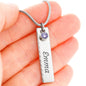 Birthstone Name Necklace - Valentines