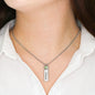 Birthstone Name Necklace - Valentines