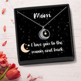 854. Moon and Star Pendant Necklace