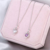 850. Twist Pendant Necklace