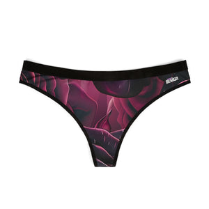 Romantic Floral Print Women's Thongs, Feminine Underwear, Cute Lingerie, Comfortable Panties, Gift for Her, Birthday Surprise