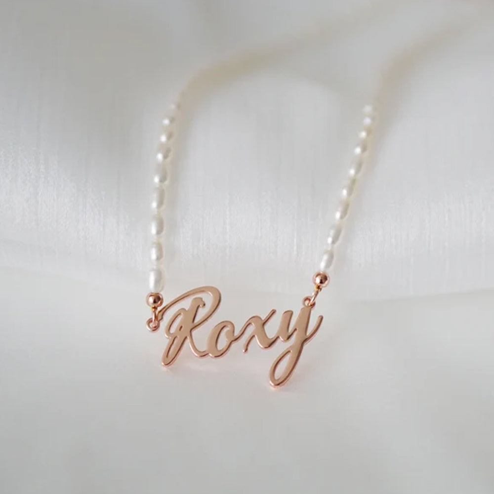 509. Custom Name Pearl Necklace