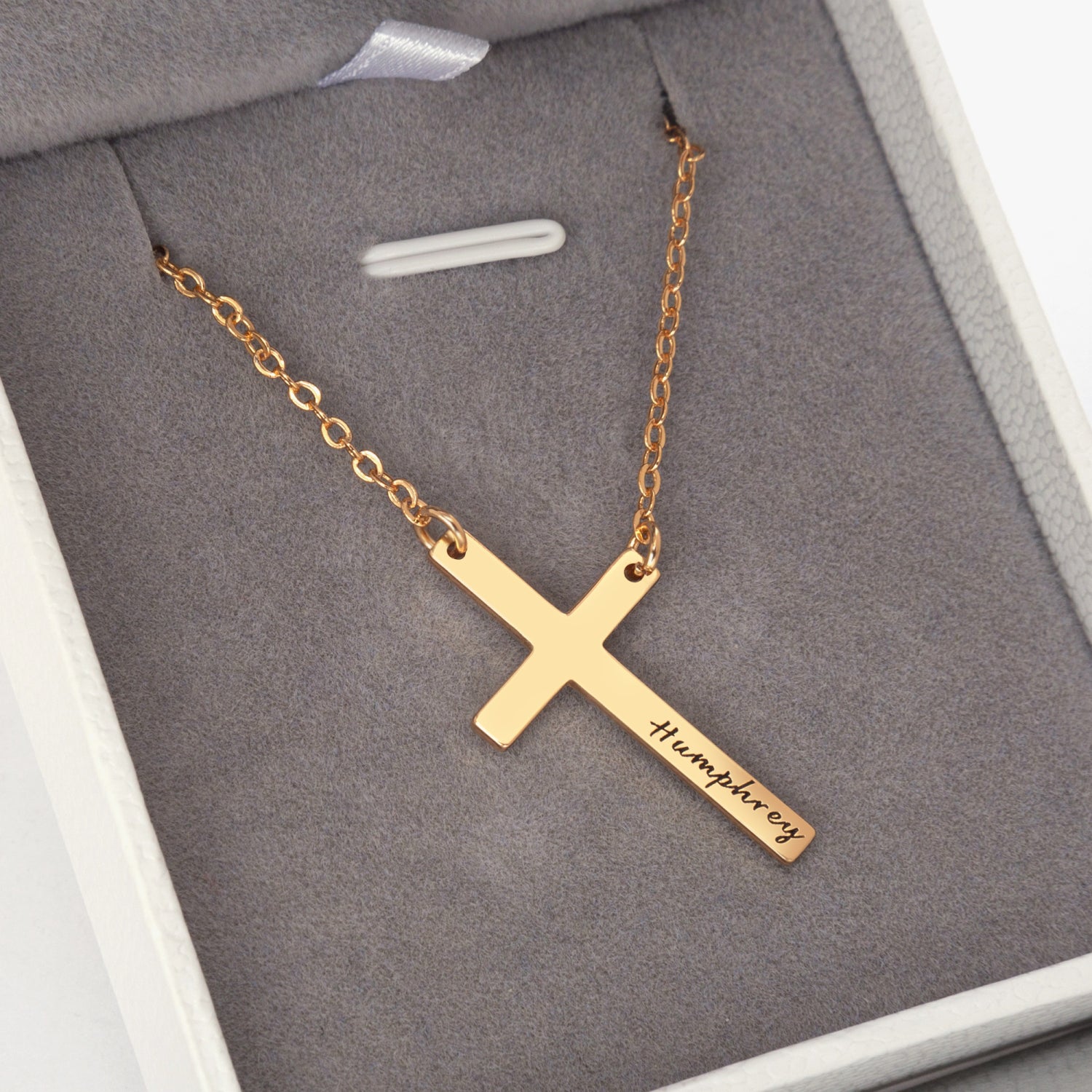 616. Cross Name Necklace