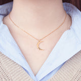 620. Crescent moon pendant