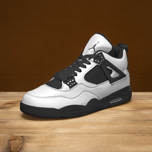 698. AJ4 Basketball Sneakers -Black Sole