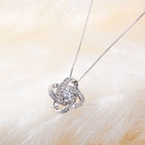 857. Flower Knot Pendant Necklace