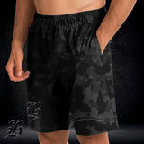UYG BLACK CAMO EDITION - Athletic Long Shorts