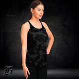 UYG BLACK CAMO EDITION - Flowy Racerback Tank Top