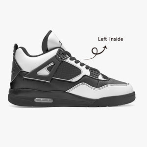 698. AJ4 Basketball Sneakers -Black Sole