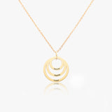 599. Interlocking Circle Necklace