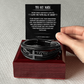 TO MY MAN (CROSS BRACELET)