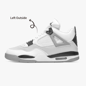699. AJ4 Basketball Sneakers -Grey Sole