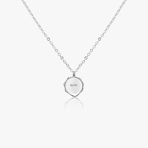 659. Irregular Pendant Necklace- 925 Silver
