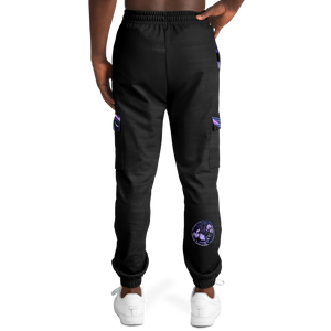 BEAST MODE - Brokapparel Black Haze Active Fashion Cargo Sweatpants