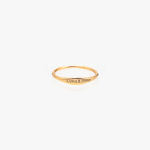 656. Double Name Ring