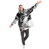 SPLASHED MICROFLEECE SNUG HOODIE