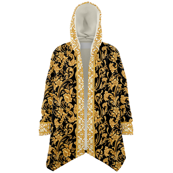 BAROQUE MICROFLEECE CLOAK