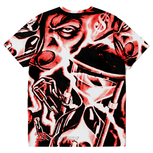 CLOWNING RED TEE