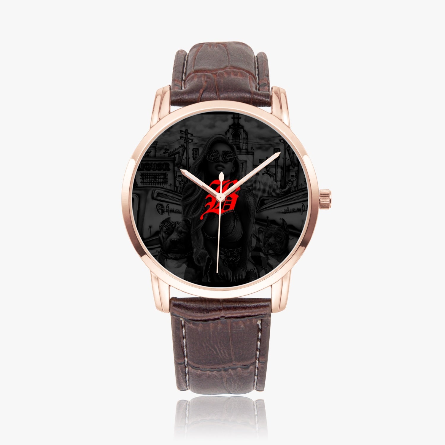 265. Instafamous Wide Type Quartz watch - GHETTO LOVE