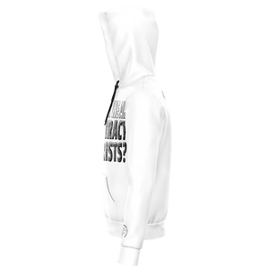 WHITE CONSPIRACY HOODIE