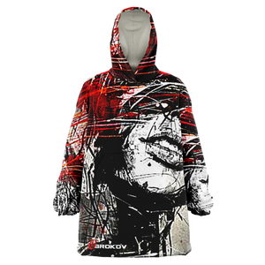 SPLASHED MICROFLEECE SNUG HOODIE