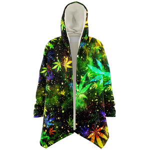 CANNABIS MICROFLEECE CLOAK