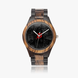 Open image in slideshow, 207. Indian Ebony Wooden Watch - GHETTO LOVE
