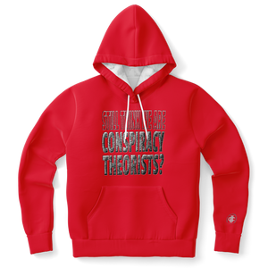 Open image in slideshow, RED CONSPIRACY HOODIE
