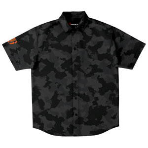 Open image in slideshow, B MID CAMO SHORT SLEEVE BUTTON SHIRT
