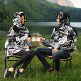 SPLASHED MICROFLEECE SNUG HOODIE
