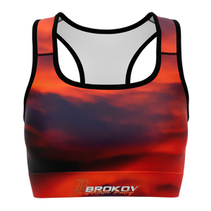 Open image in slideshow, CLOUDED BY RED SPORTS BRA
