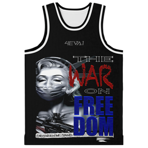 Open image in slideshow, WAR ON FREEDOM BASKETBALL JERSEY
