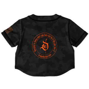 THE DISCIPLINE CROPPED BASEBALL JERSEY