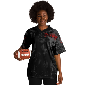 VISUAL POETRY FOOTBALL JERSEY