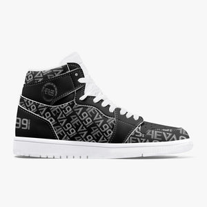 4EVA99 BBALL 3 High Top Leather Black