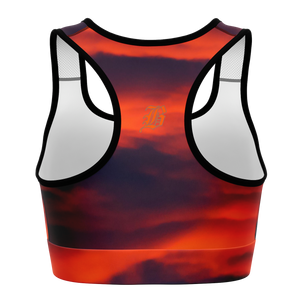 CLOUDED BY RED SPORTS BRA