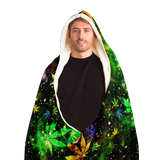 CANNABIS HOODED BLANKET