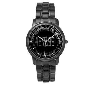 Open image in slideshow, EMBLEM 154. Folding Clasp Type Stainless Steel Quartz Watch (With Indicators)
