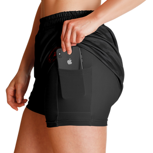 THE DISCIPLINE 2 IN 1 WOMANS SHORTS