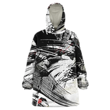 SPLASHED MICROFLEECE SNUG HOODIE