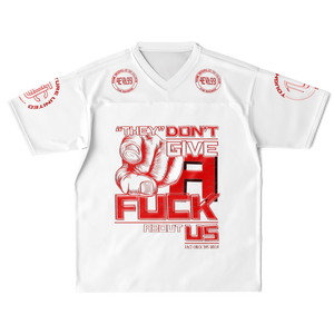 Open image in slideshow, TDGAF FOOTBALL JERSEY WHT RED
