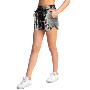 SPLASHED LOOSE SHORTS