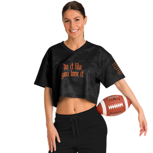 THE DISCIPLINE CROPPED FOOTBALL JERSEY