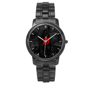 Open image in slideshow, 154. Folding Clasp Type Stainless Steel Quartz Watch (With Indicators) - GHETTO LOVE
