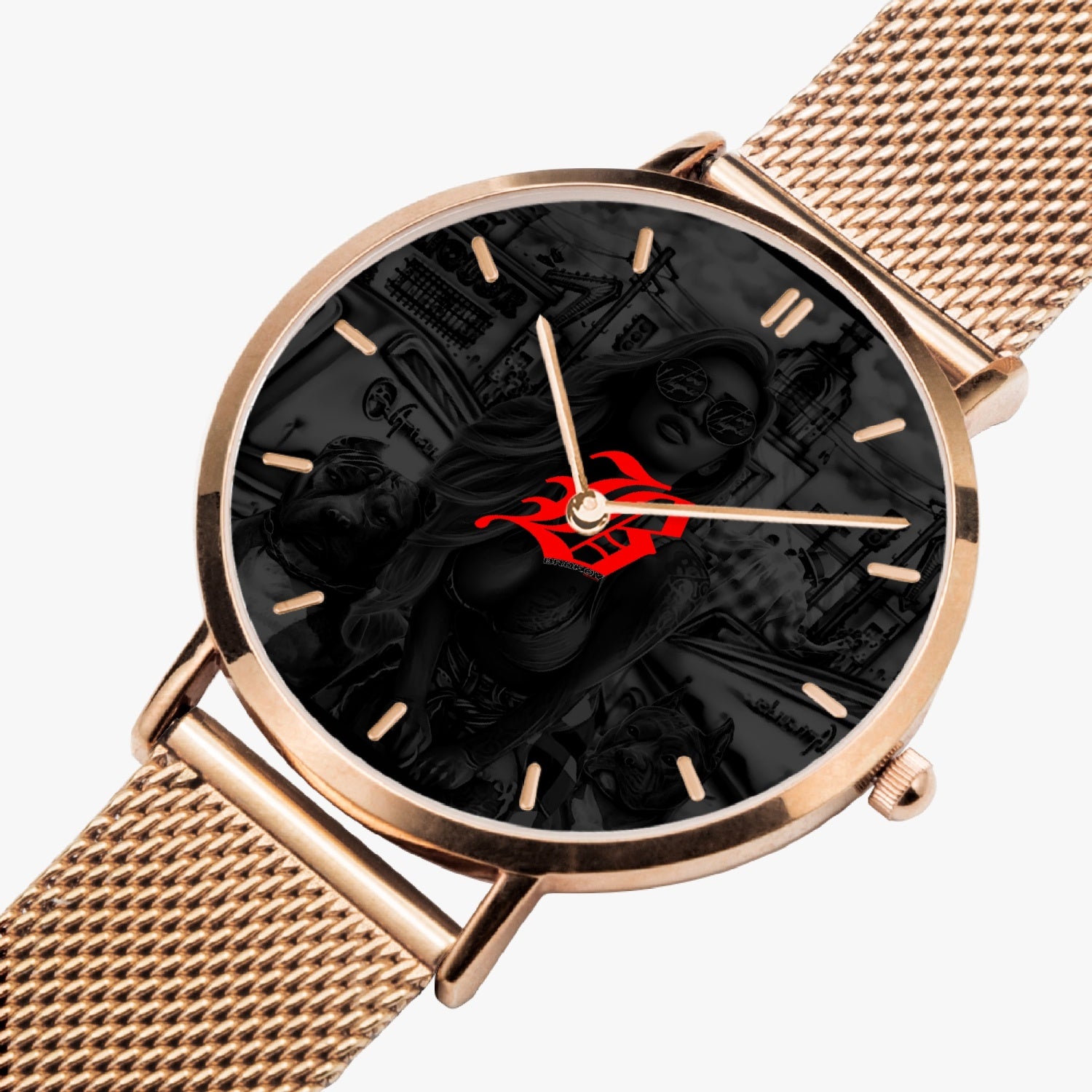170. Fashion Ultra-thin Stainless Steel Quartz Watch (With Indicators) - GHETTO LOVE