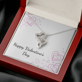 Double Hearts Necklace - Valentines