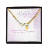 Infinity Bracelet with round charms